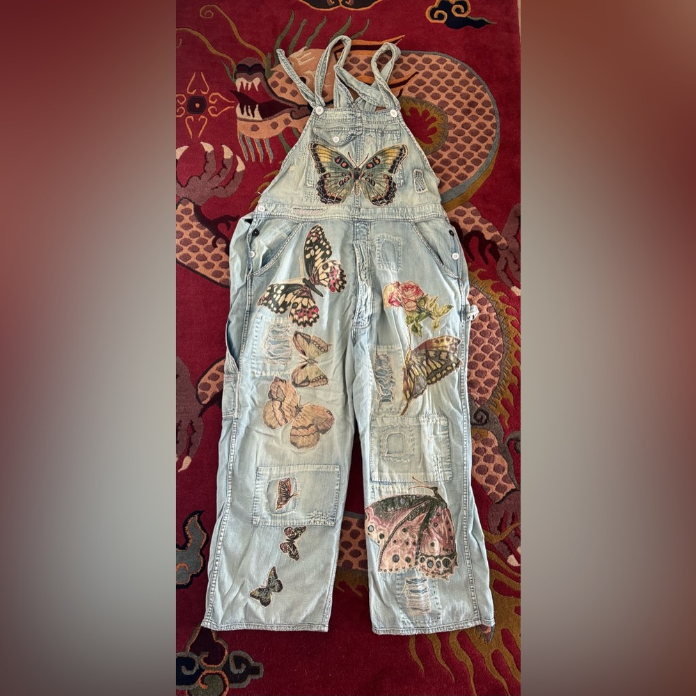 Magnolia Pearl Butterfly overalls